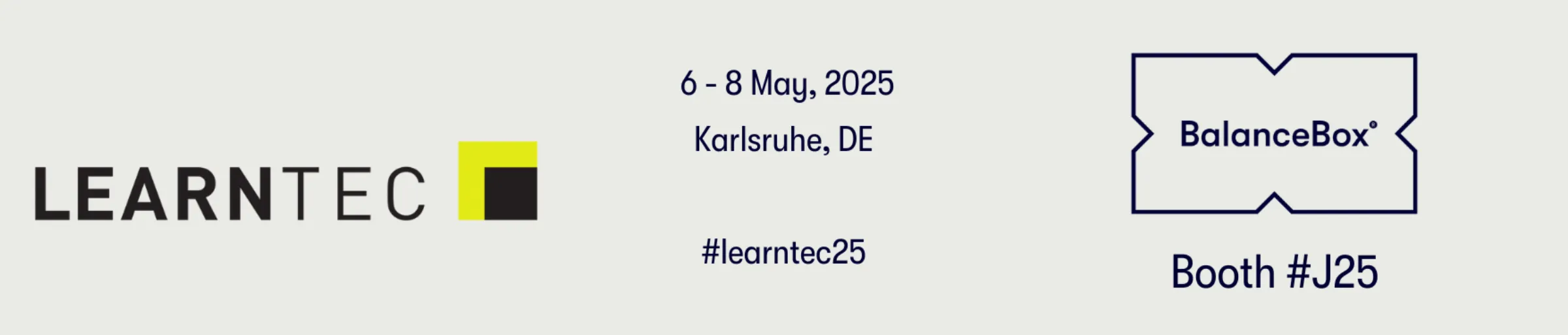Learntec 2025 banner website